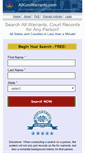 Mobile Screenshot of m.allgovwarrants.com